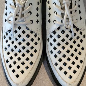 Dr. Martens,  Willis White Leather Studded Loafer